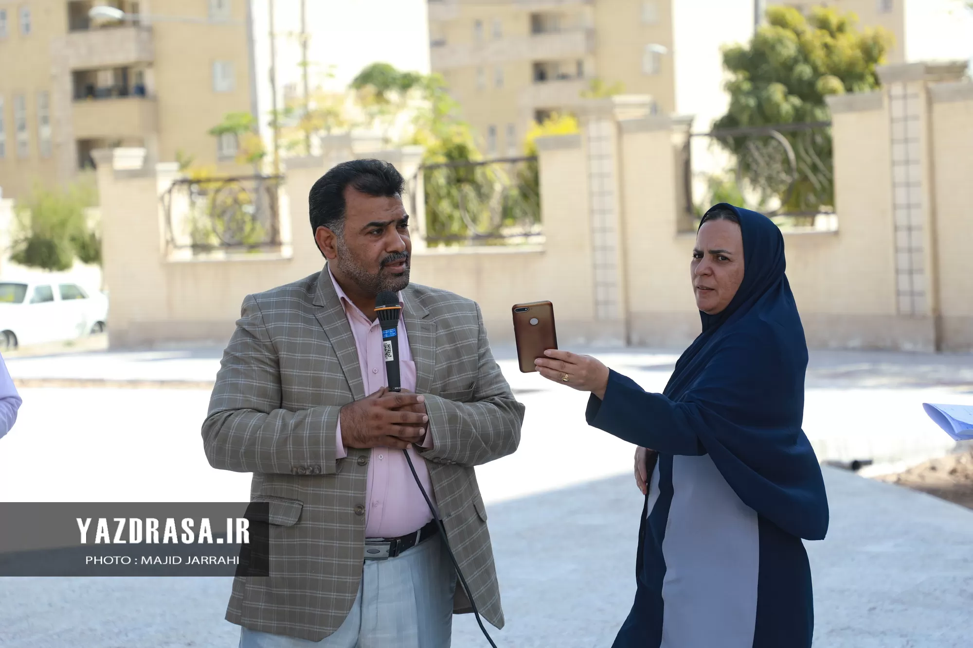 بازدید خبرنگاران از پروژه‌های شهرداری منطقه 3 یزد