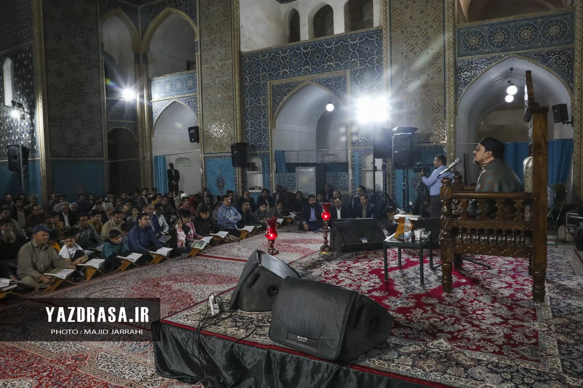 محفل انس با قرآن در مسجد جامع یزد