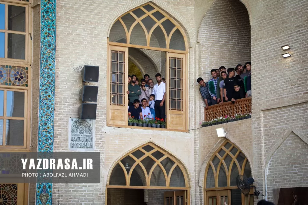 مراسم اعتکاف رمضانیه در مسجد ملااسماعیل یزد