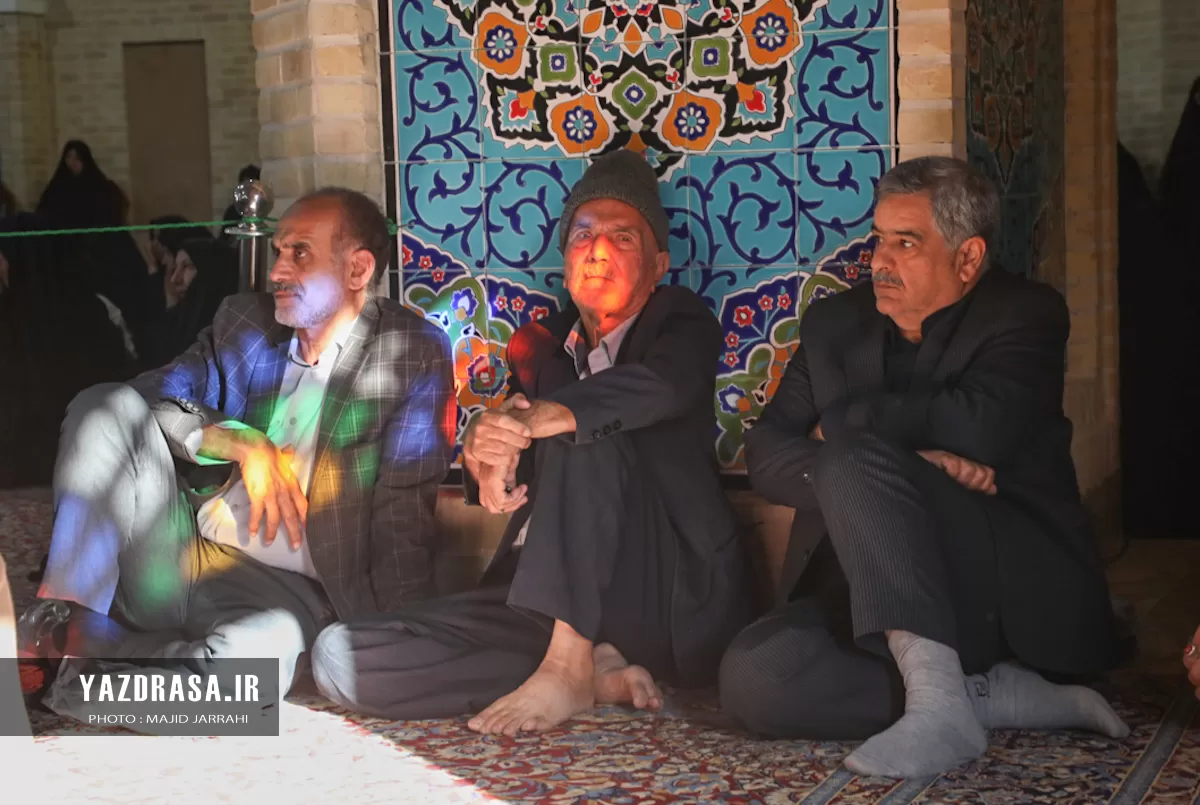 برگزاری روضه سنواتی شهادت امام جعفرصادق در یزد