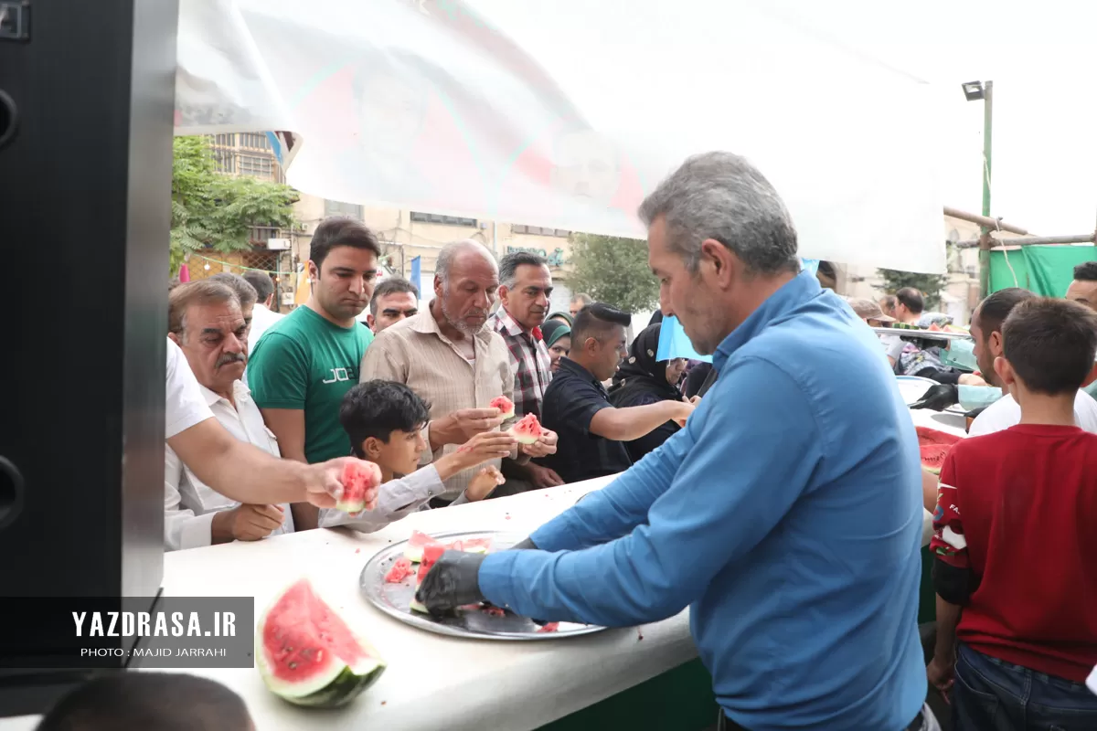 مهمانی بزرگ مواکب علوی در عید غدیر