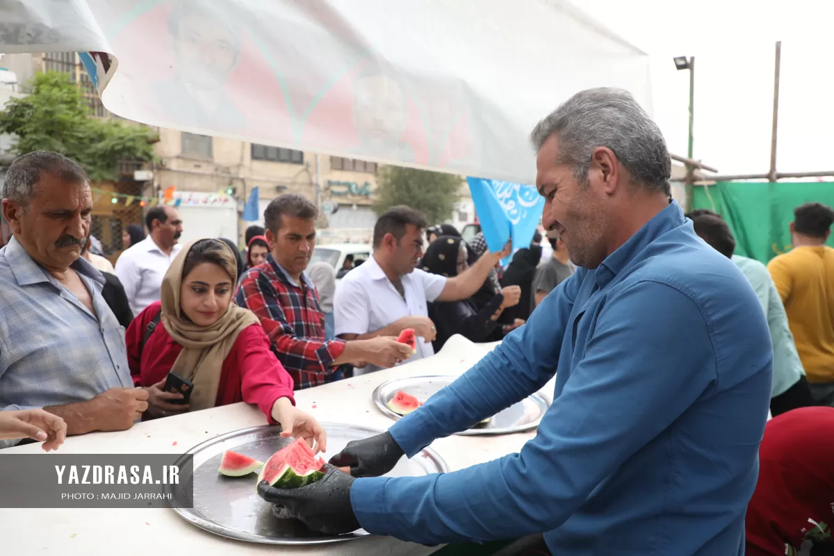 مهمانی بزرگ مواکب علوی در عید غدیر