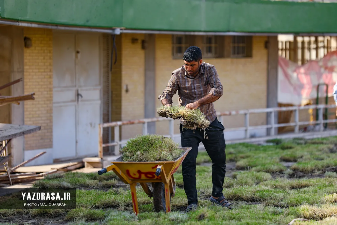 ورزشگاه نصیری یزد آماده میزبانی مسابقات لیگ برتر