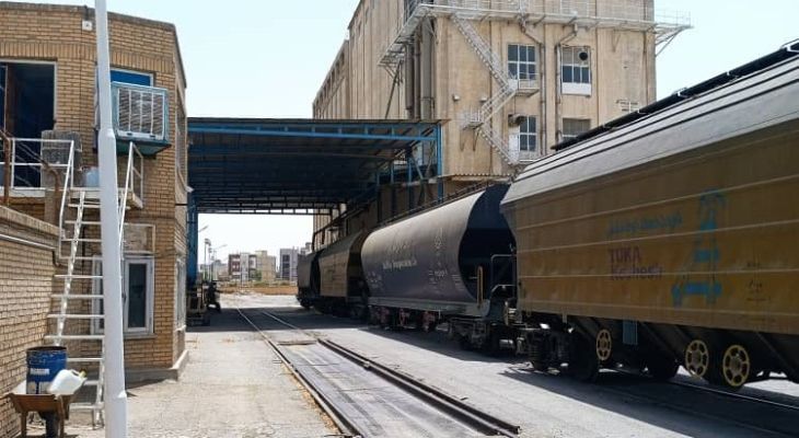 افزایش 2برابری ظرفیت حمل ریلی گندم در یزد