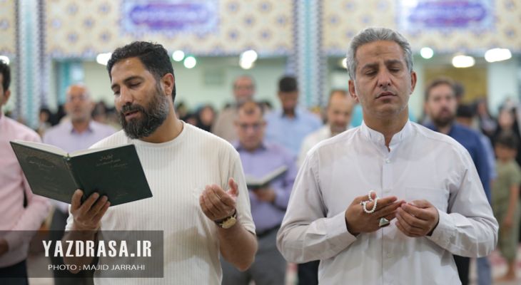 فریاد حمایت از مردم غزه در یزد